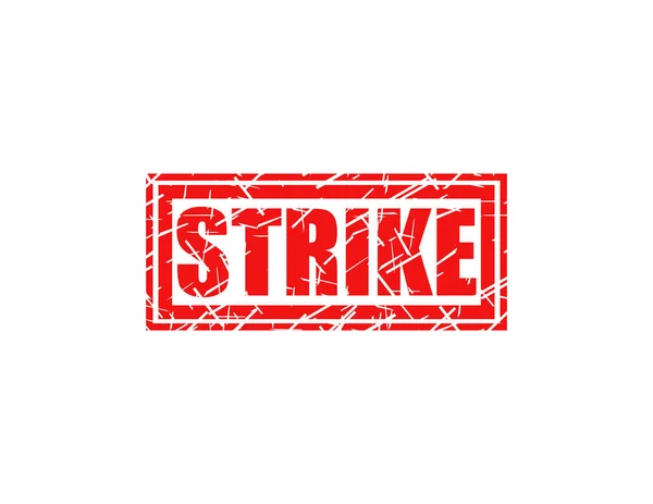 Staking Rode Stempel Decor — Stockvector