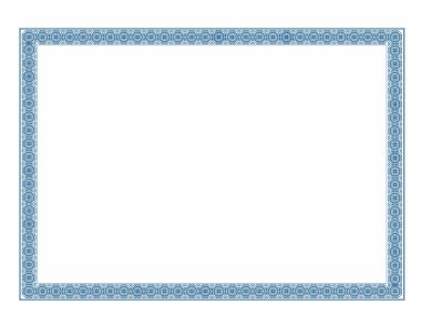 Çerçeve süsleme dekor izole