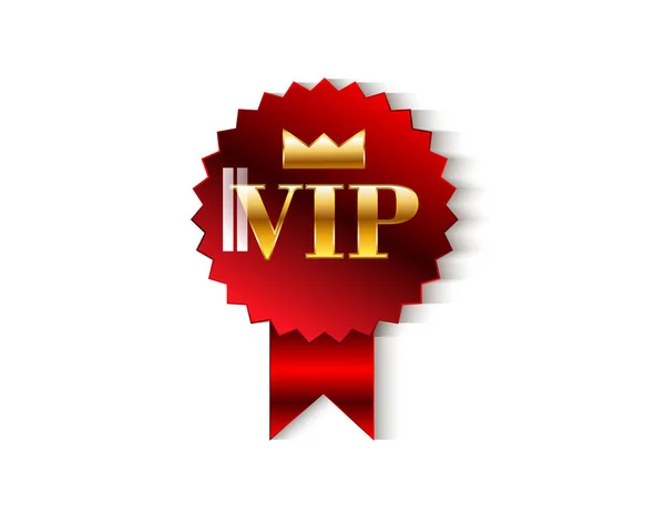 Vip Sticker Gold — Stock Vector