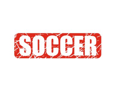 Futbol kırmızı pul kauçuk