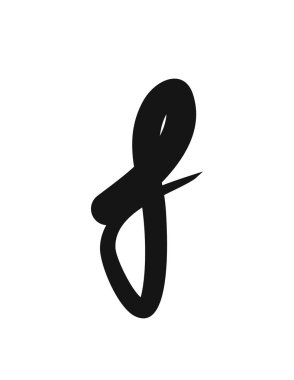 Sekiz yazıt izole dekor