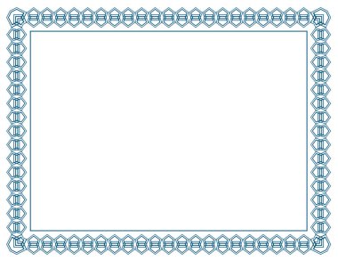 Kare dekor izole tatil