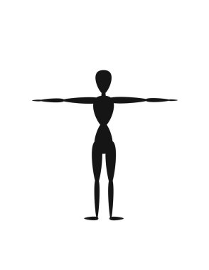 Spor salonu fiziksel egzersiz kız siluet