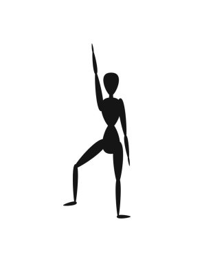 Spor salonu fiziksel egzersiz kız siluet