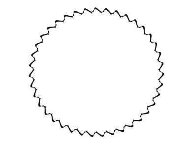 İzole kare tatil dekorasyonu