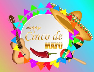 Cinco de Mayo tebrik kartı.