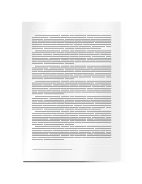 Papier Avec Texte Sur Fond Blanc — Image vectorielle