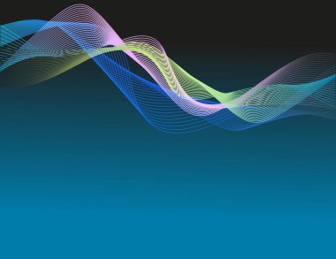 3D çizgi arka plan dekor