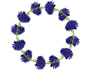 Astra çiçek çerçeve dekor