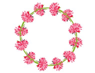 Astra çiçek çerçeve dekor