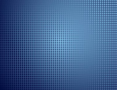 Siyah zemin üzerine mavi kareler Mozaik