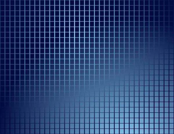 Blue Squares Mosaic Black Background — Stock Vector