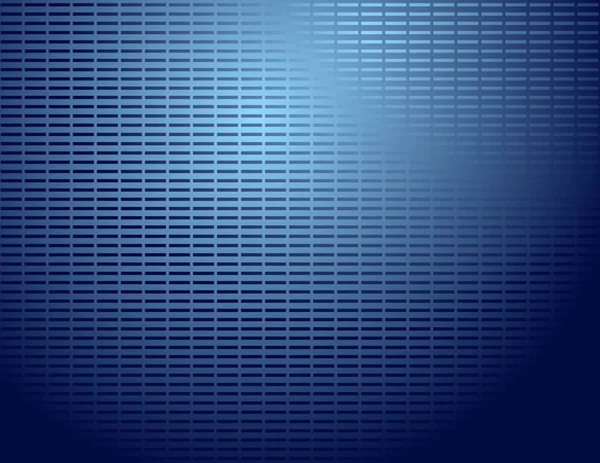 Kék Négyzetek Mozaik Fekete Háttér — Stock Vector