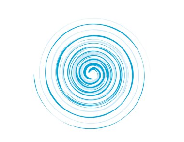 Beyaz bir arka plan üzerine huni