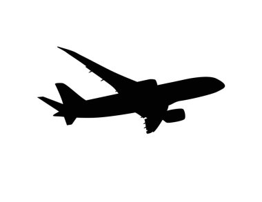 beyaz arkaplanda düzlem