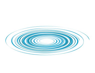 Beyaz bir arka plan üzerine huni