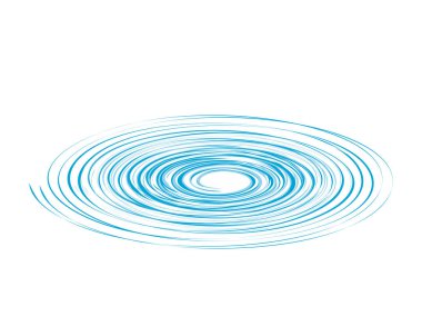 Beyaz bir arka plan üzerine huni