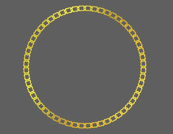 Декор Золотистого Візерунка Рамки — стоковий вектор