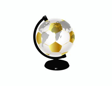 Globe futbol topu dekor