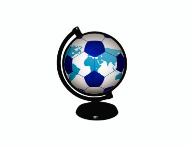 Globe futbol topu dekor