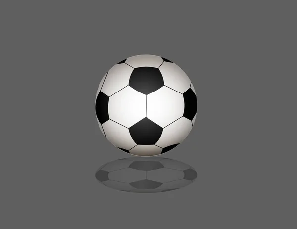 Ballon Football Décor Isolé — Image vectorielle