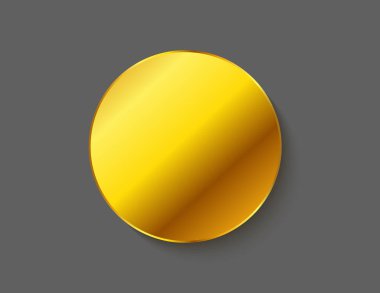 Altın etiketi izole edilmiş dekor