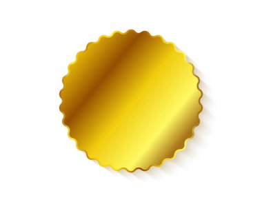 Yıldız etiket boş izole