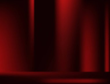 Kırmızı degrade arka plan dekor