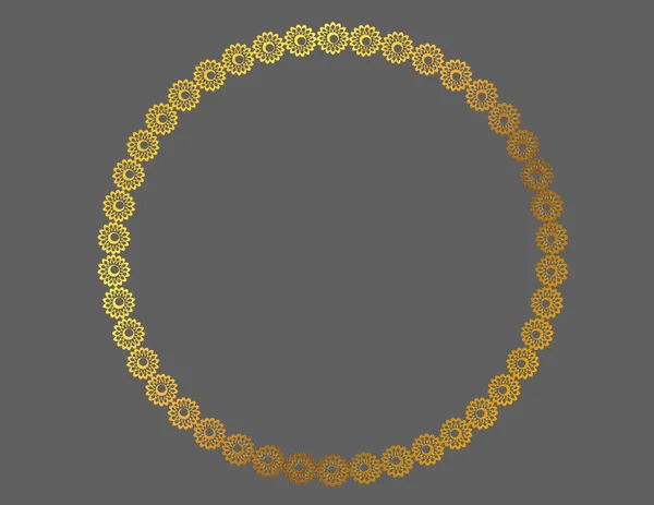 Декор Рамы Золота — стоковый вектор