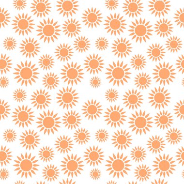 Güneş parlak Dikişsiz desen dekor