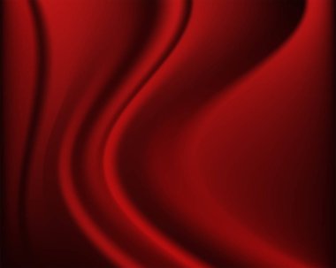 Kırmızı pileler kumaş arka plan dekor