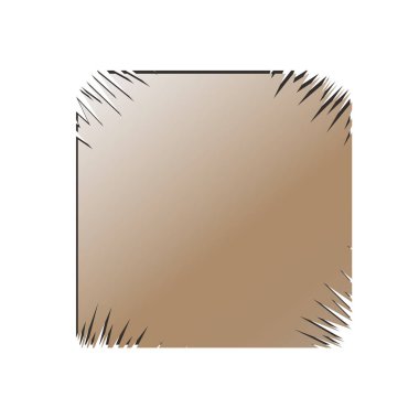 Yırtık levha boş degrade etiket