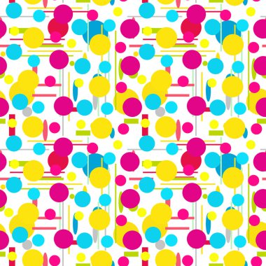 Geometrik şekiller Dikişsiz desen dekor