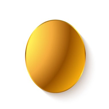 Gölge izole oval etiket
