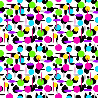 Geometrik şekiller Dikişsiz desen dekor