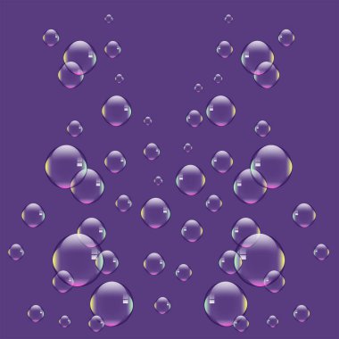 Şeffaf sabun köpüğü arka plan dekor