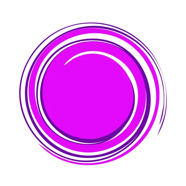 Trechter Frame Violet Een Witte Achtergrond — Stockvector