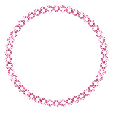 Çerçeveler desenler süslemeleri dekor izole