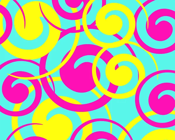 Círculos Fondo Espiral Diferentes Colores — Vector de stock