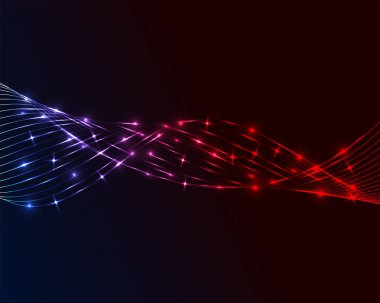 Arka plan 3d neon çizgiler dekor