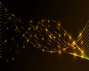 Arka plan 3d neon çizgiler dekor