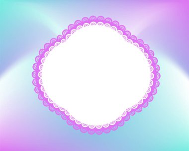 Çerçeveile boş tebrik kartı