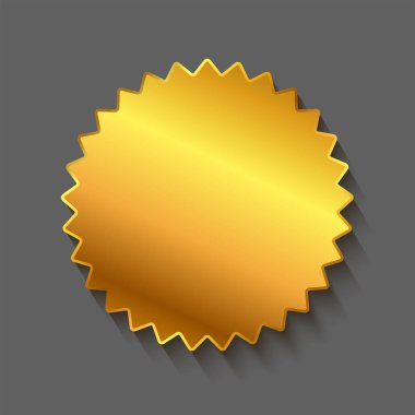 Yıldız Sticker simgesi boş dekor