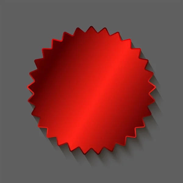 Sticker Étoile Icône Décor Vide — Image vectorielle