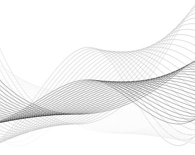 Beyaz arka plan üzerinde 3D çizgi
