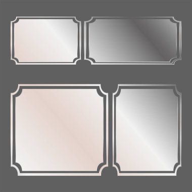 Köşeleri yuvarlatılmış kare etiketi