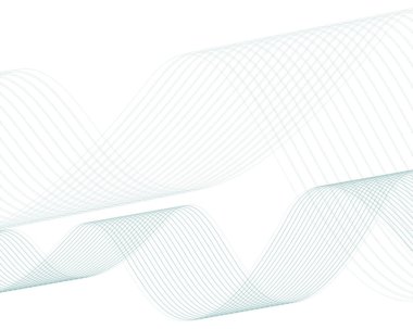 Beyaz arka plan üzerinde 3D çizgi