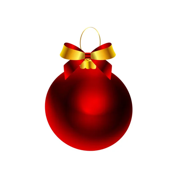 Jouet Verre Décor Isolé Noël — Image vectorielle