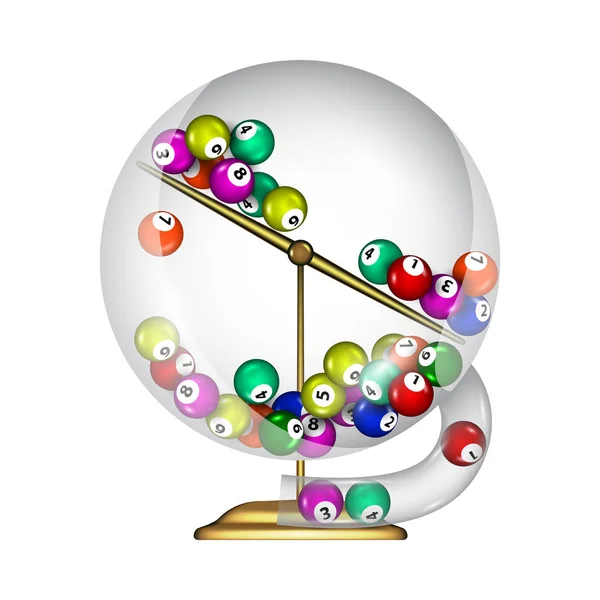 Piyango davul, vektör çizim