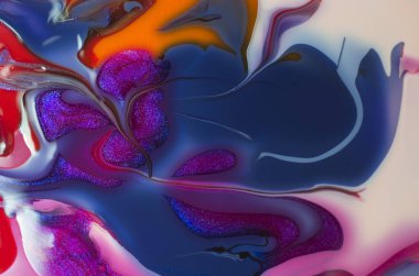 karışık renkler ile psychedelic renkli sıvı arka plan 